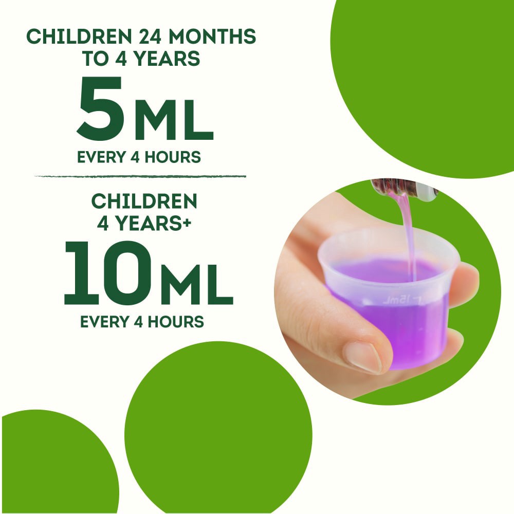 slide 4 of 5, Simple Truth Children's Daytime Cough Syrup And Mucus Relief, 4 fl oz