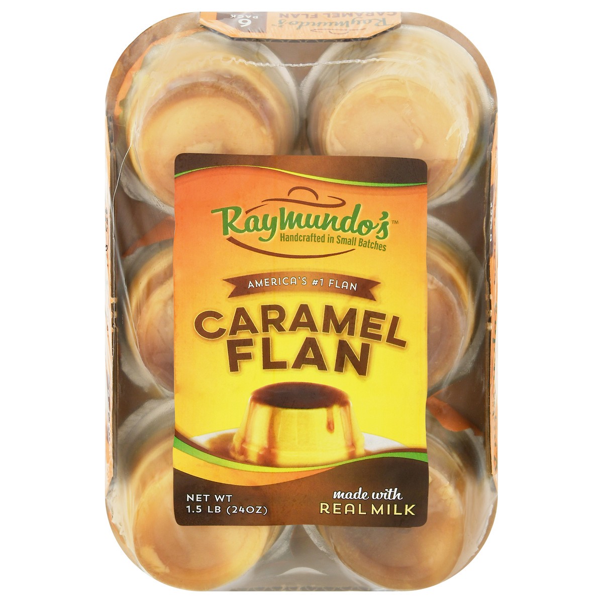 slide 2 of 13, Raymundo's Caramel Flan 6 ea Pack, 6 ct