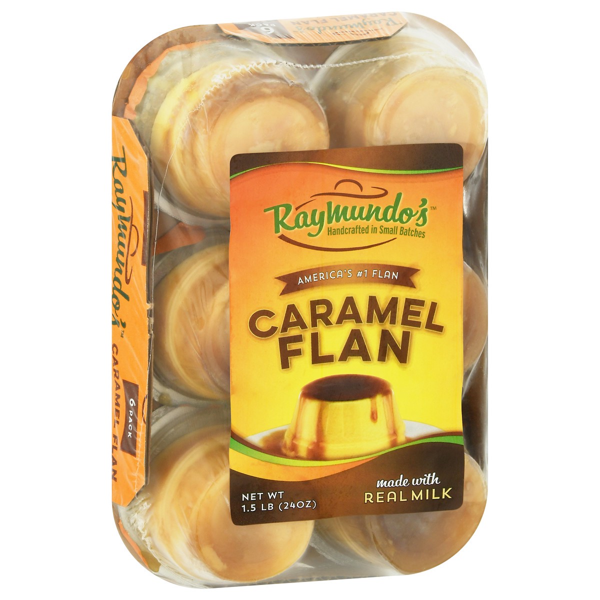 slide 8 of 13, Raymundo's Caramel Flan 6 ea Pack, 6 ct