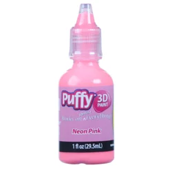 Tulip Puffy Fabric Paint Neon Pink 1 oz