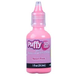 Tulip Puffy Fabric Paint Neon Pink 1 oz