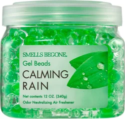 Smells Begone - Odor Neutralizing Gel Beads -Calming Rain - 12oz