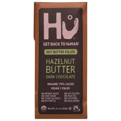 Hu Organic 70% Cacao Hazelnut Butter Dark Chocolate 2.1 oz