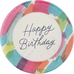 American Greetings 10-1/4 Inch Plates 8 ea Overwrap