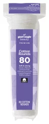 Giant Eagle Premium Cotton Rounds, Soft & Strong