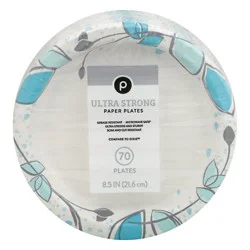 Publix 8.5'' Ultra Strong Microwave Safe Paper Plates