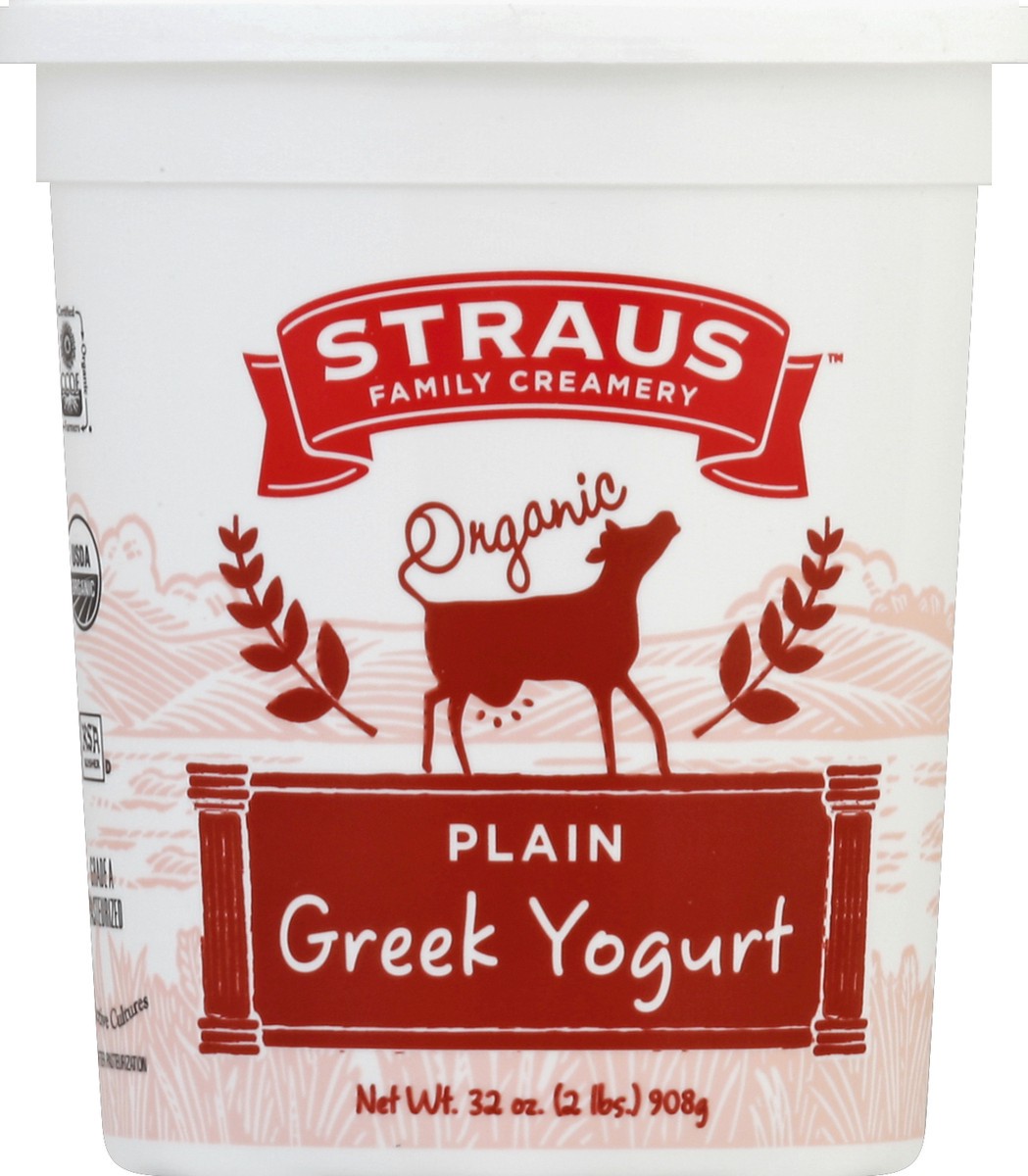 slide 2 of 3, Straus Family Creamery Yogurt 32 oz, 32 oz