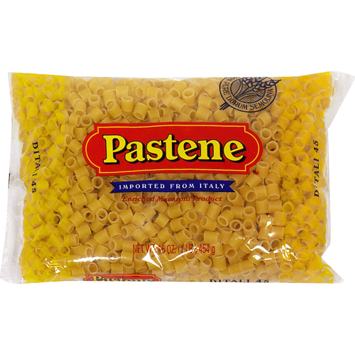 slide 2 of 2, Pastene Pasta Ditali, 16 oz