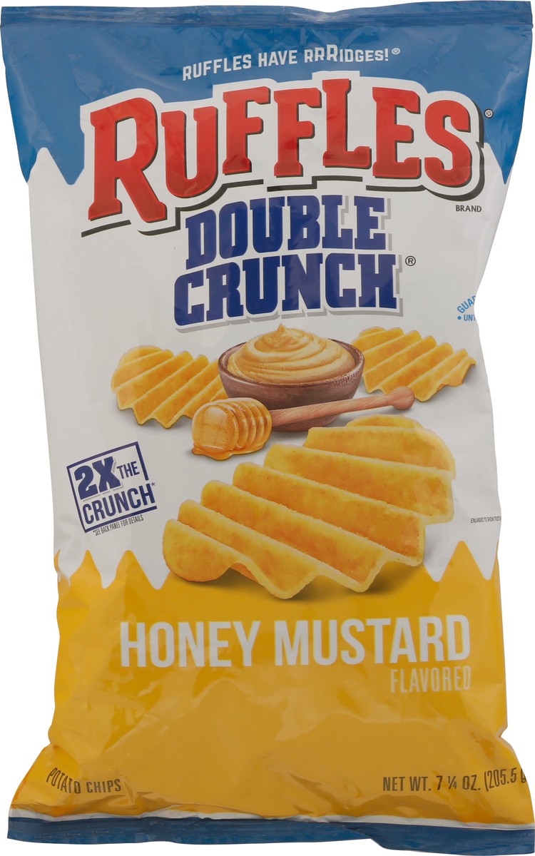 slide 8 of 9, Ruffles Double Crunch Honey Mustard Flavored Potato Chips 7.25 oz, 7.25 oz