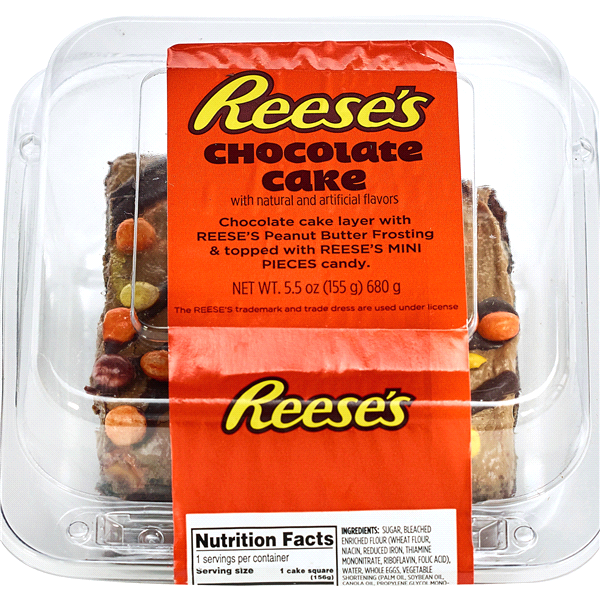 slide 1 of 1, Reese's Chocolate Square Cake, 5.5 oz