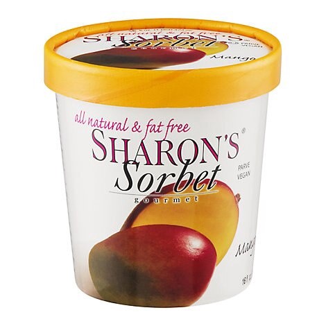 slide 1 of 1, Sharon's Mango Sorbet , 16 fl oz