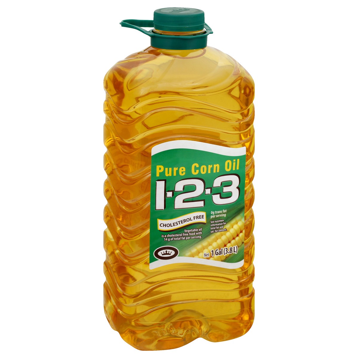 slide 11 of 13, 1-2-3 Pure Corn Oil 1 gl, 128 oz