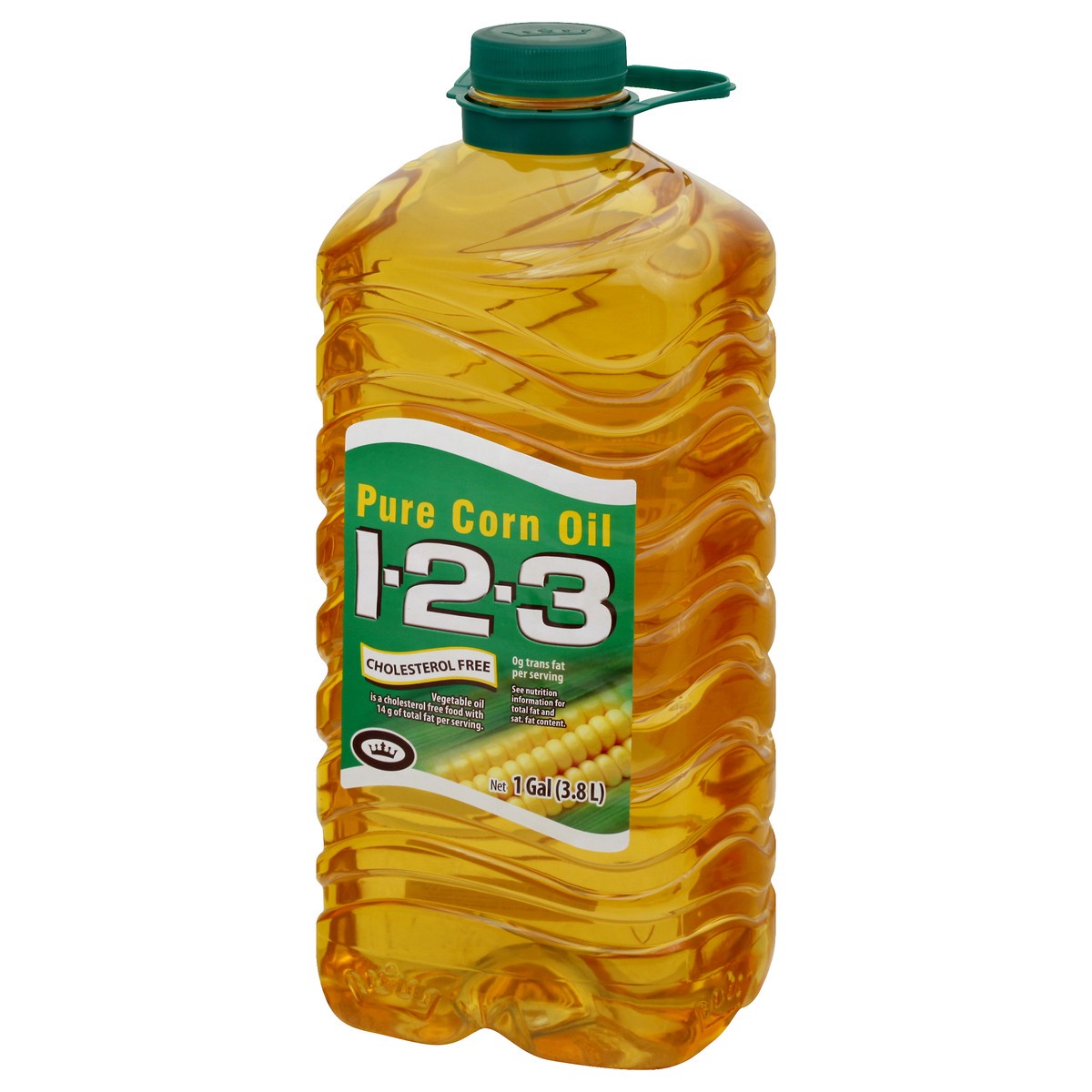 slide 10 of 13, 1-2-3 Pure Corn Oil 1 gl, 128 oz