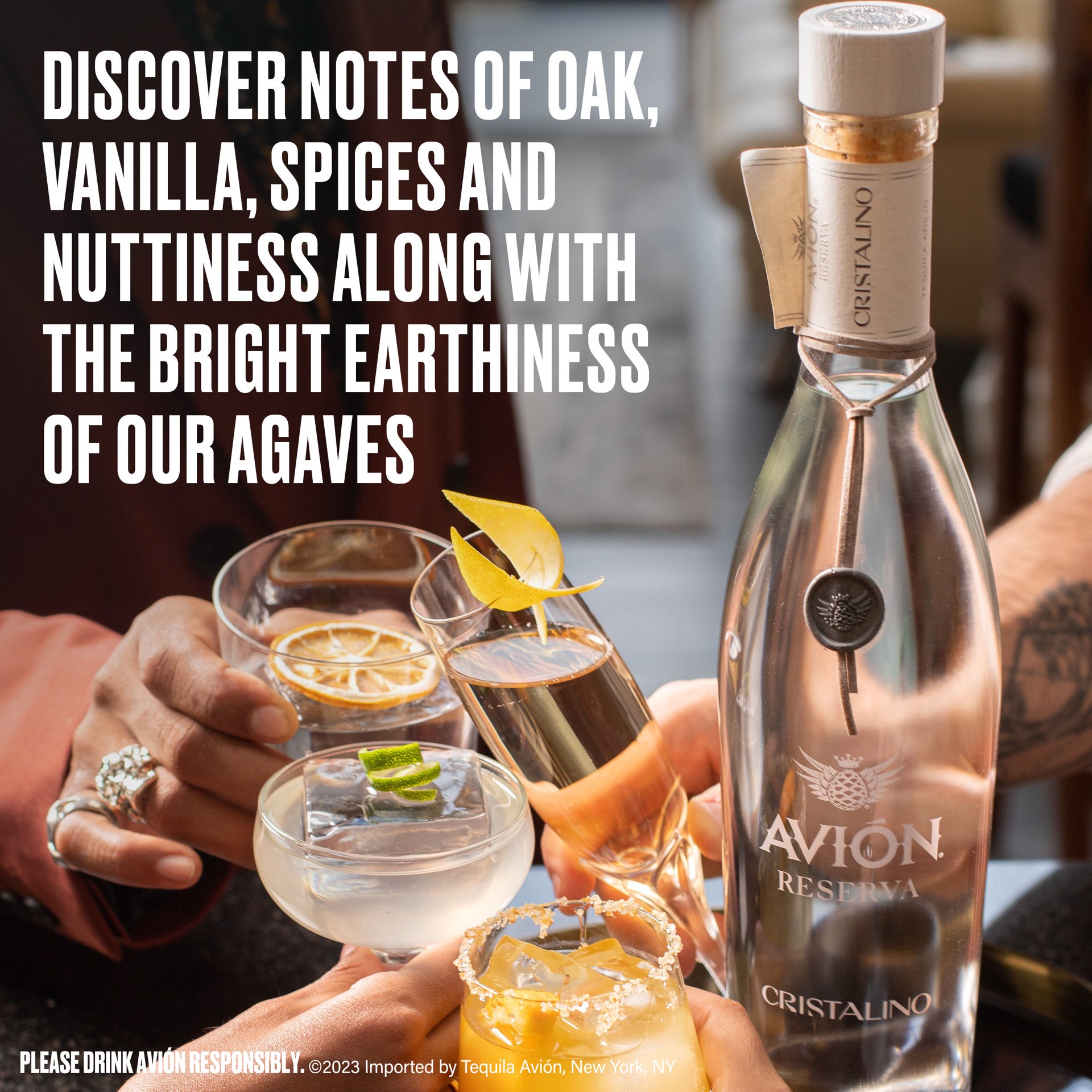 slide 6 of 8, Avion Cristalino, 750 ml
