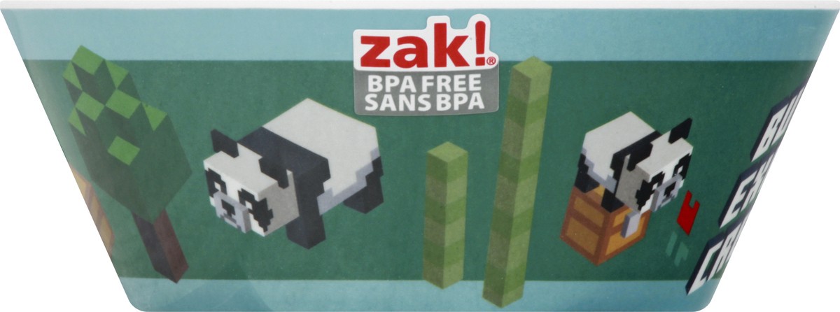 slide 1 of 9, Zak! Designs Zak Minecraft 6 Inch Melamine Bowl, 1 ct