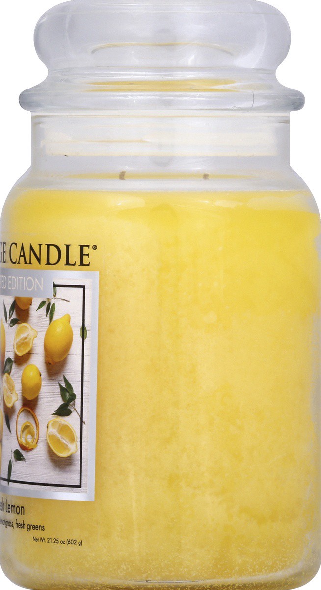 slide 6 of 7, Village Candle Lemon Jar Candle, 26 oz