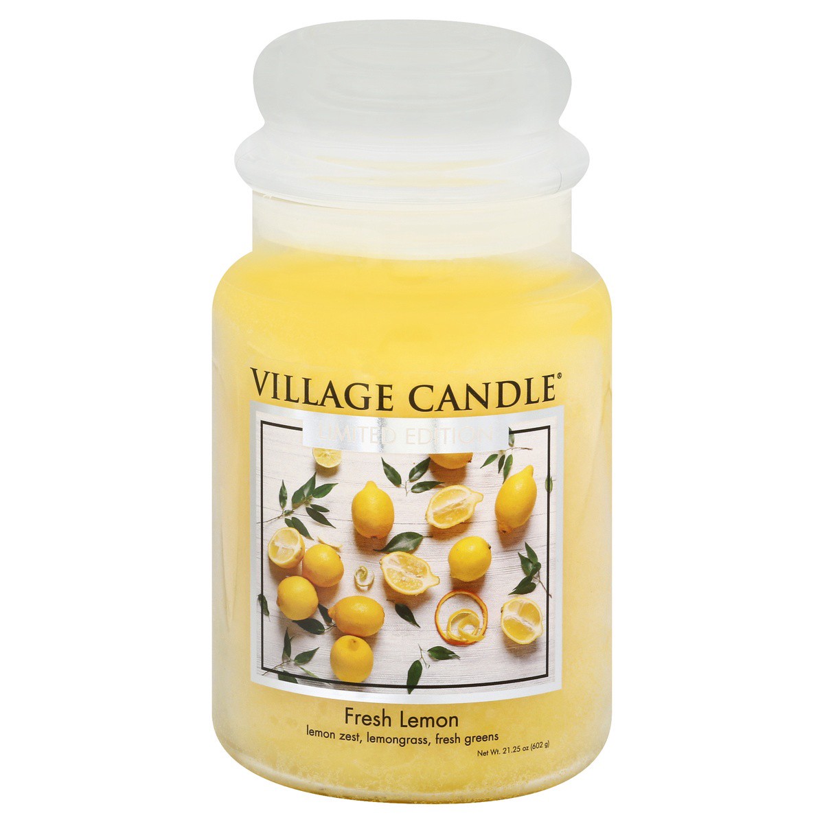 slide 1 of 7, Village Candle Lemon Jar Candle, 26 oz