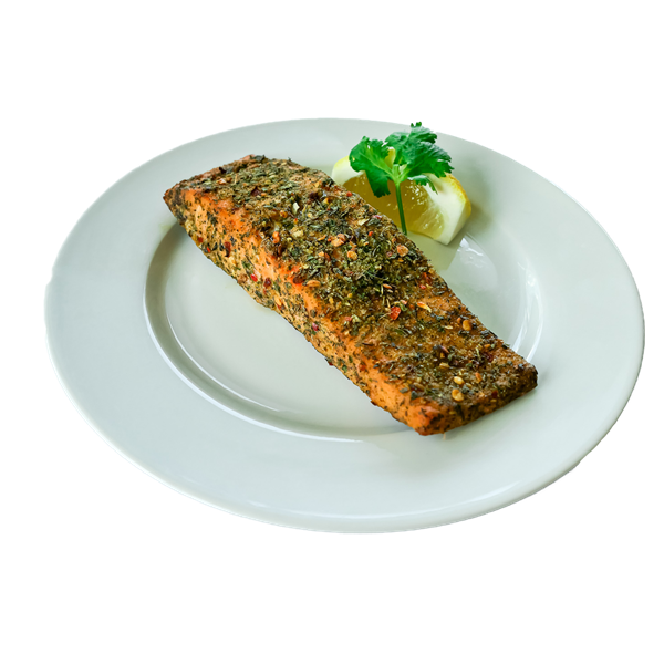 slide 1 of 1, Garlic & Herb Rubbed Salmon, 4 oz