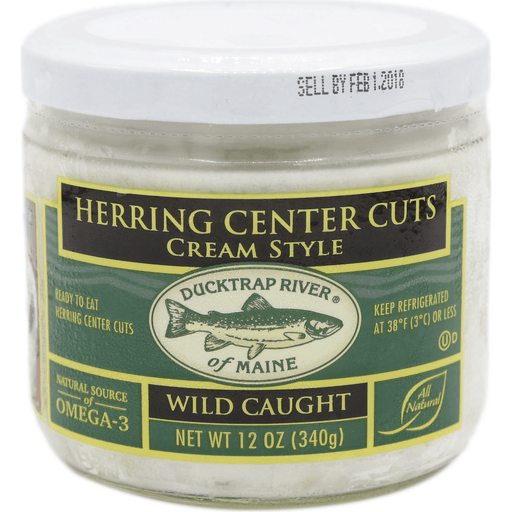 slide 1 of 1, Ducktrap River of Maine Herring In Cream, 12 oz