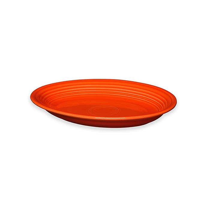 slide 1 of 2, Fiesta Oval Platter - Poppy, 11.6 in