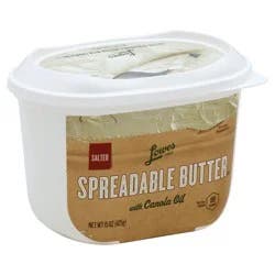 Lowes Foods Spreadable Salted Butter with Canola Oil