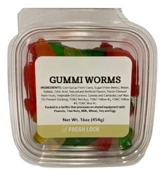 The Gummi Factory Worms - 16 oz