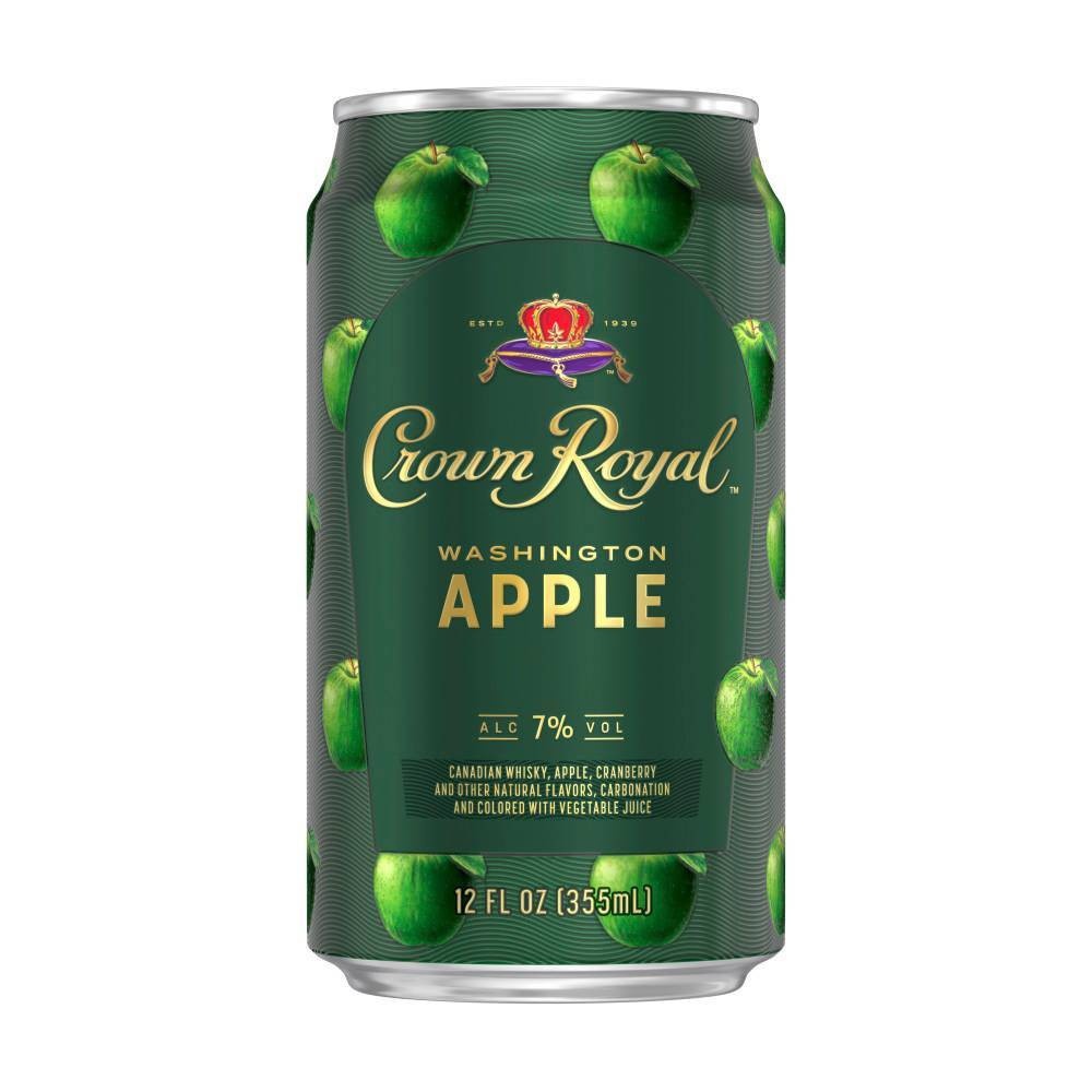 slide 2 of 5, Crown Royal Washington Apple & Whisky Cocktail, 355 ml