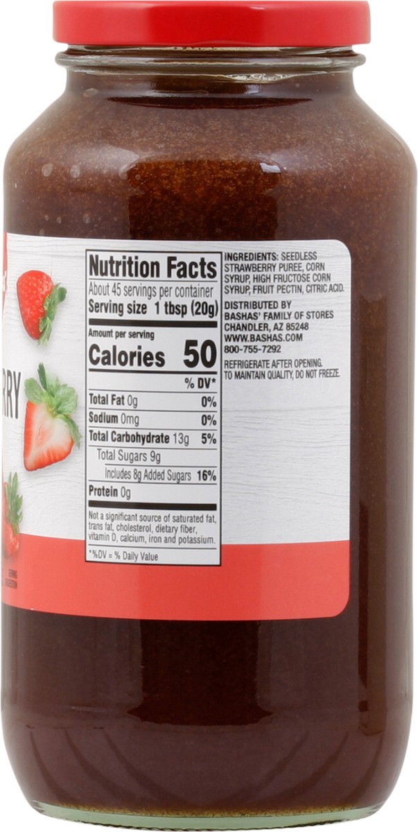 slide 6 of 13, Bashas Strawberry Jam, 32 oz