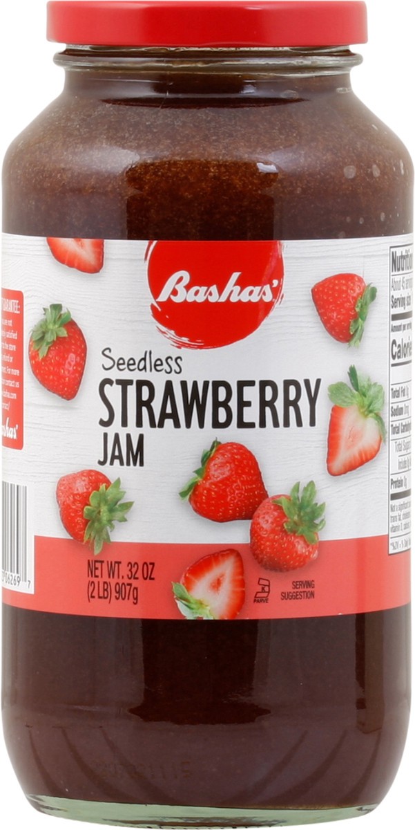 slide 4 of 13, Bashas Strawberry Jam, 32 oz