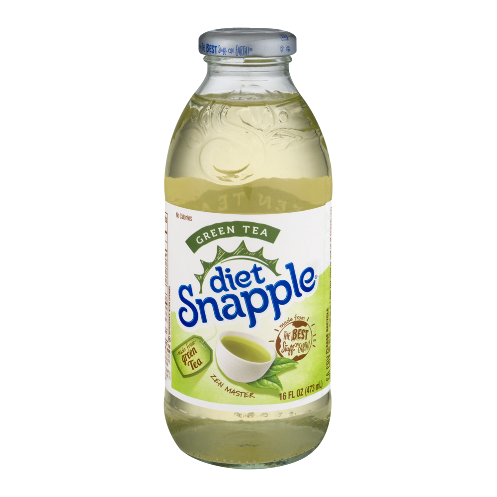 slide 1 of 1, Snapple Diet Green Tea - Single Glass Bottle, 16 fl oz