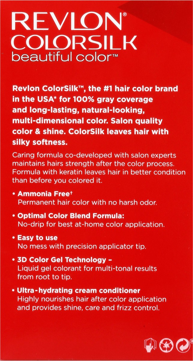 slide 5 of 9, Revlon Colorsilk Blu Black, 1 ct