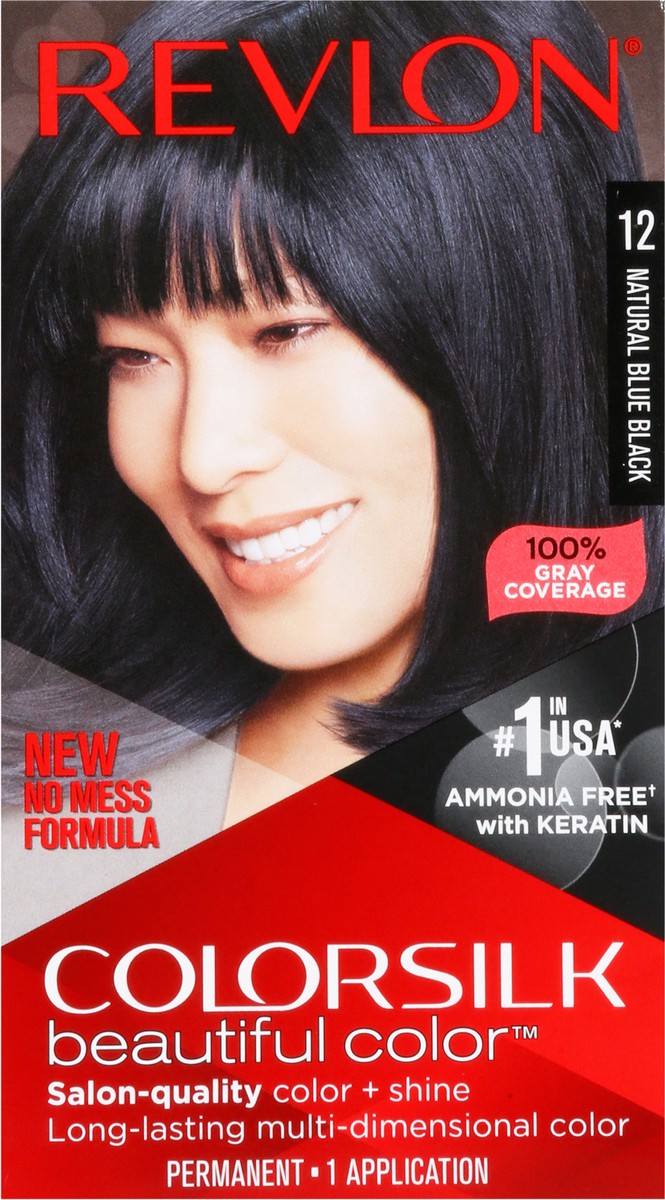 slide 4 of 9, Revlon Colorsilk Blu Black, 1 ct