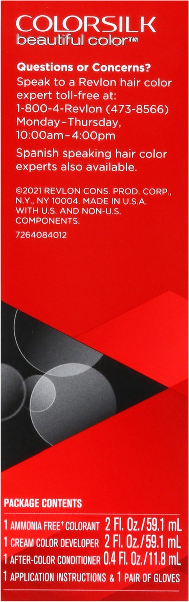 slide 2 of 9, Revlon Colorsilk Blu Black, 1 ct