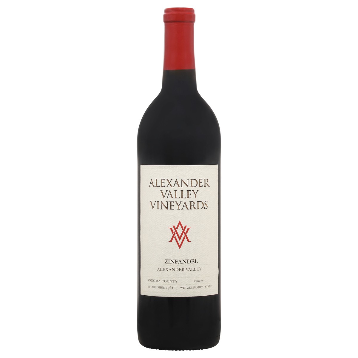 slide 2 of 5, Alexander Valley Vineyards Alex Vly Vnyds Zinfandel, 1 ct