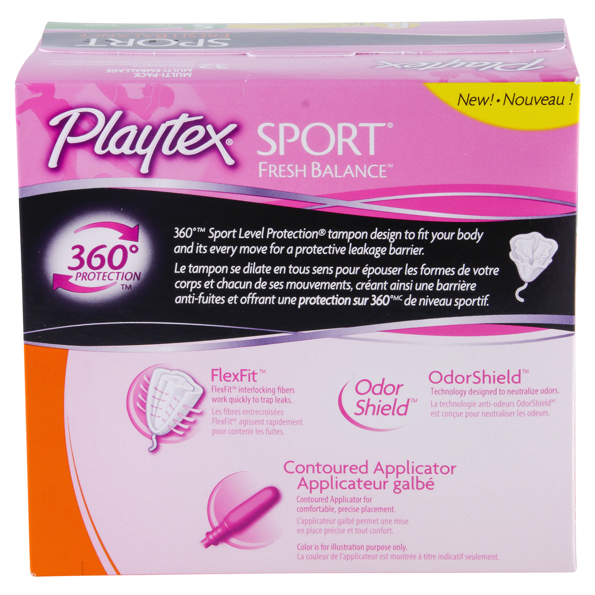 slide 8 of 11, Playtex Fresh Balance Sport Multi Tampons, 32 ct