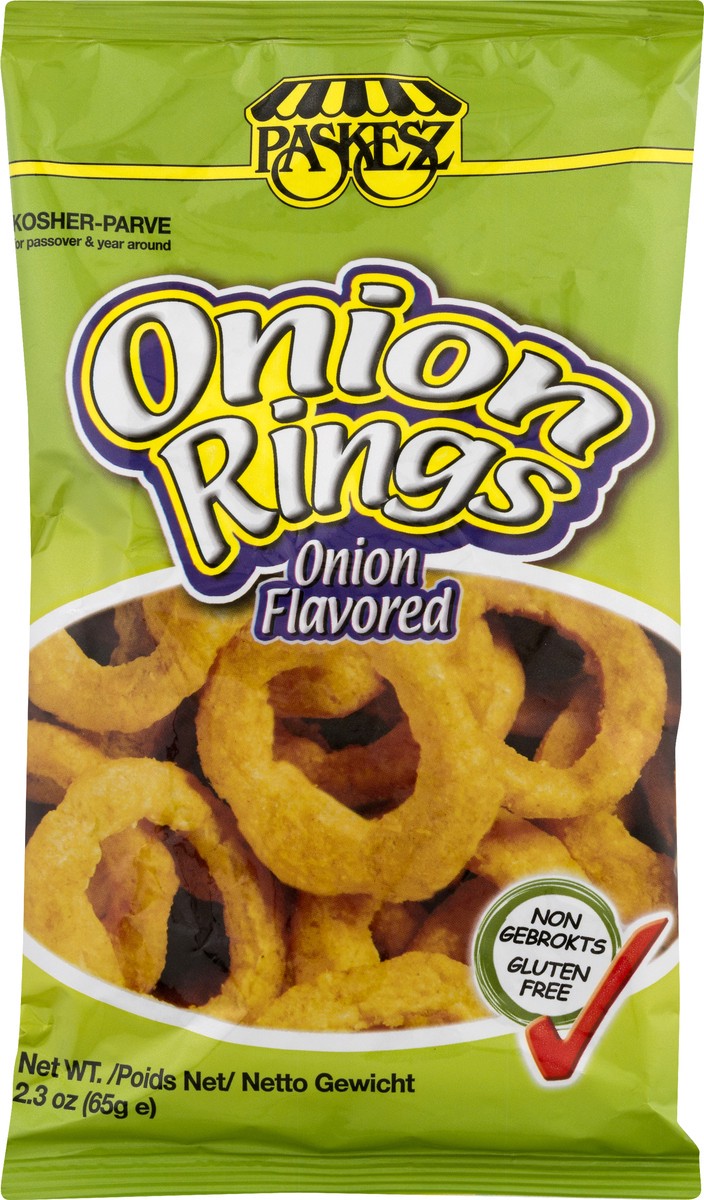 slide 1 of 9, Paskesz Onion Rings - 2.3 Oz, 2.3 oz