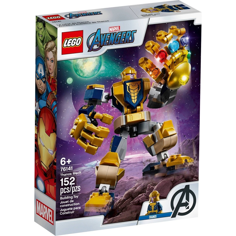 slide 6 of 7, LEGO Marvel Avengers Thanos Mech 76141 Cool Action Building Toy, 1 ct