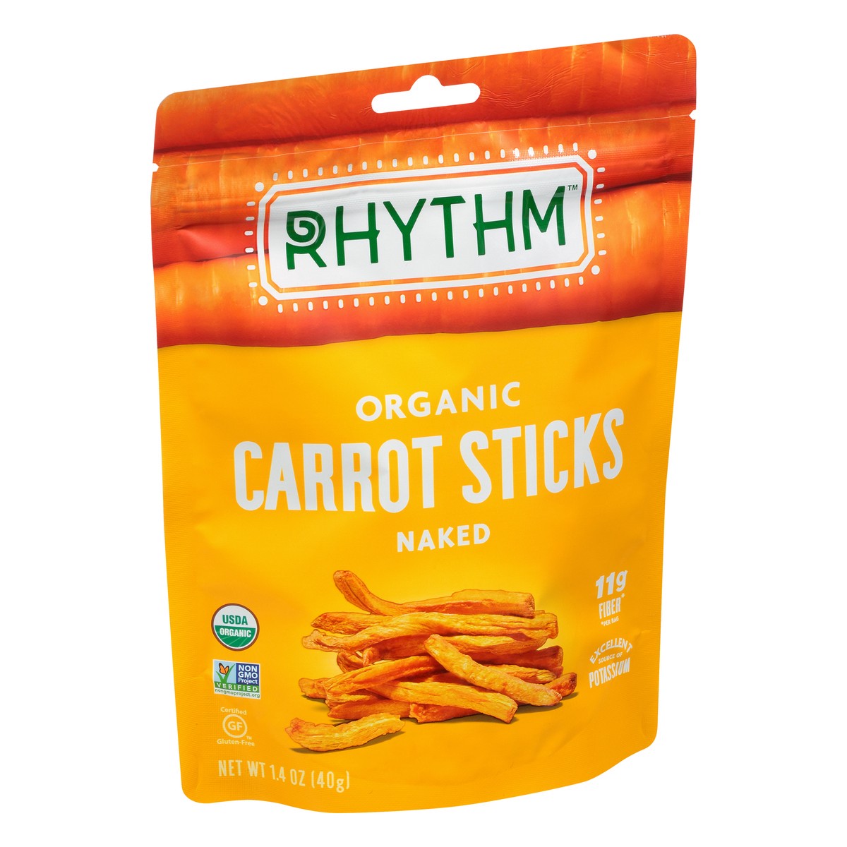 slide 9 of 9, Rhythm Superfoods Organic Naked Carrot Sticks 1.4 oz, 1.4 oz