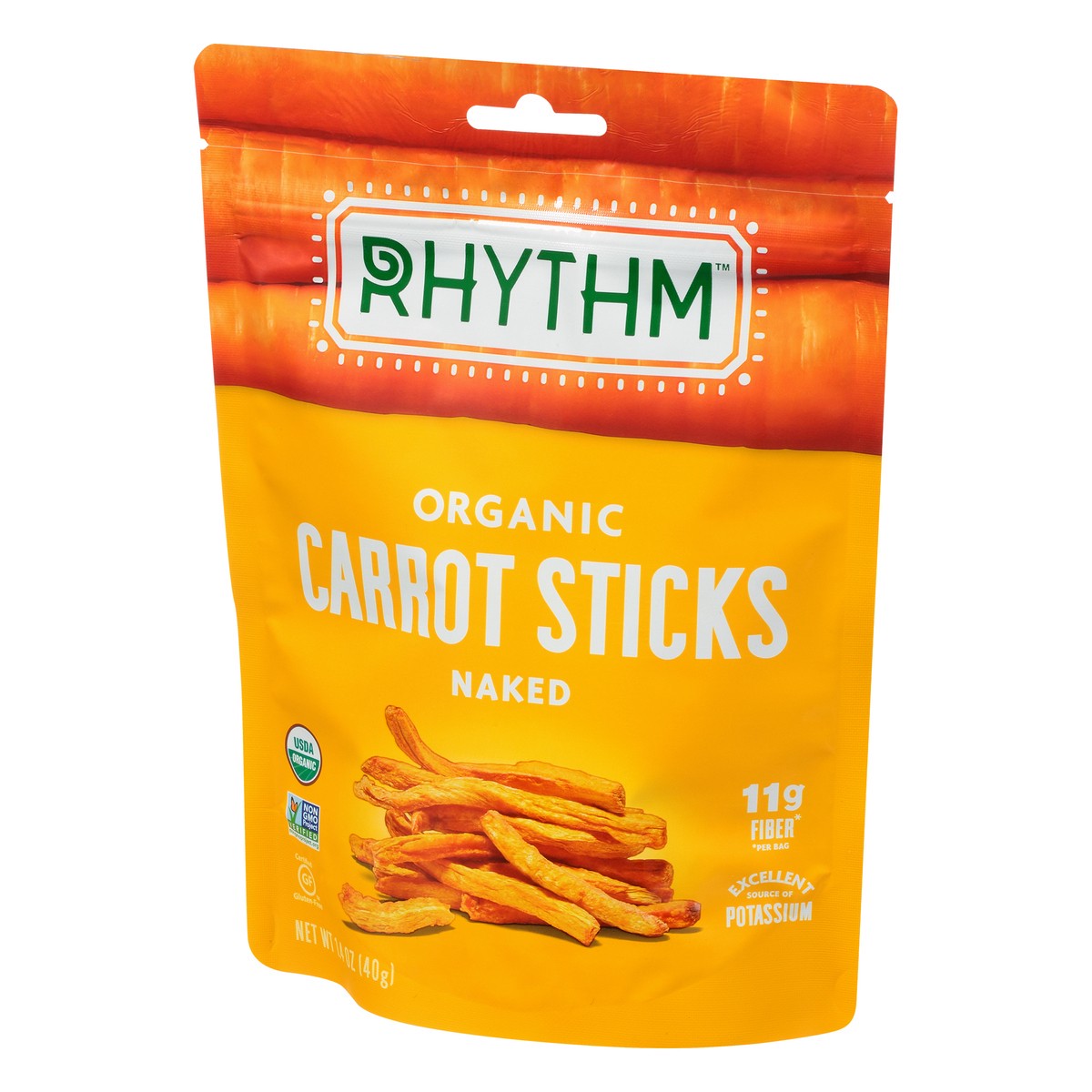 slide 8 of 9, Rhythm Superfoods Organic Naked Carrot Sticks 1.4 oz, 1.4 oz