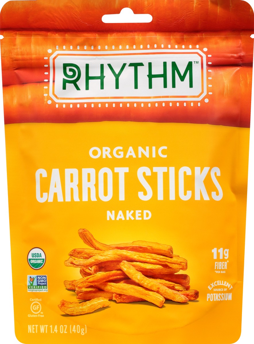 slide 6 of 9, Rhythm Superfoods Organic Naked Carrot Sticks 1.4 oz, 1.4 oz