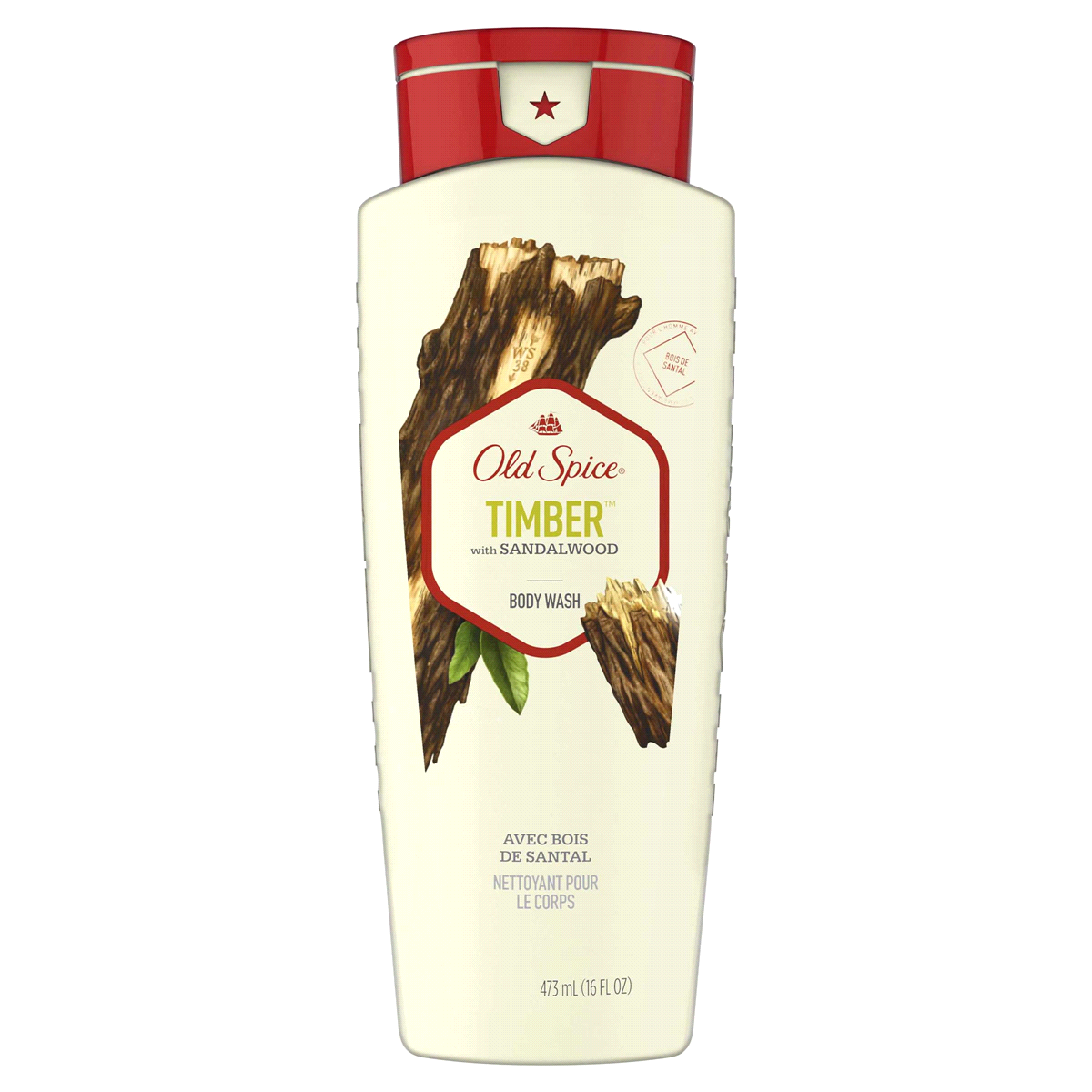 slide 1 of 2, Old Spice Fresher Collection Timber Body Wash, 16 fl oz