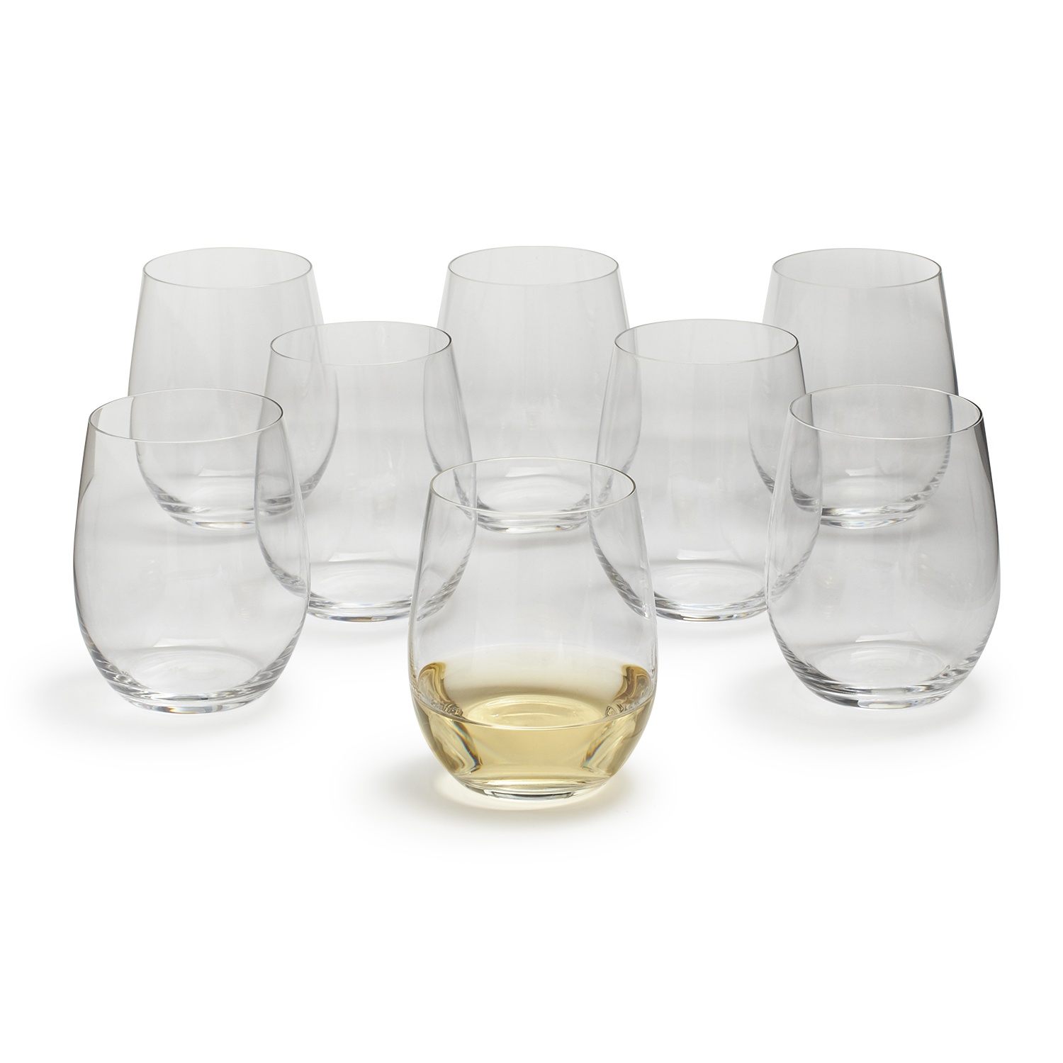 slide 1 of 1, Riedel O Chardonnay Stemless Wine Glasses, Clear, 8 ct