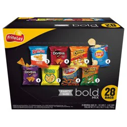 Frito-Lay Snacks Bold Mix Variety Packs 27 1/4 Oz, 28 Count