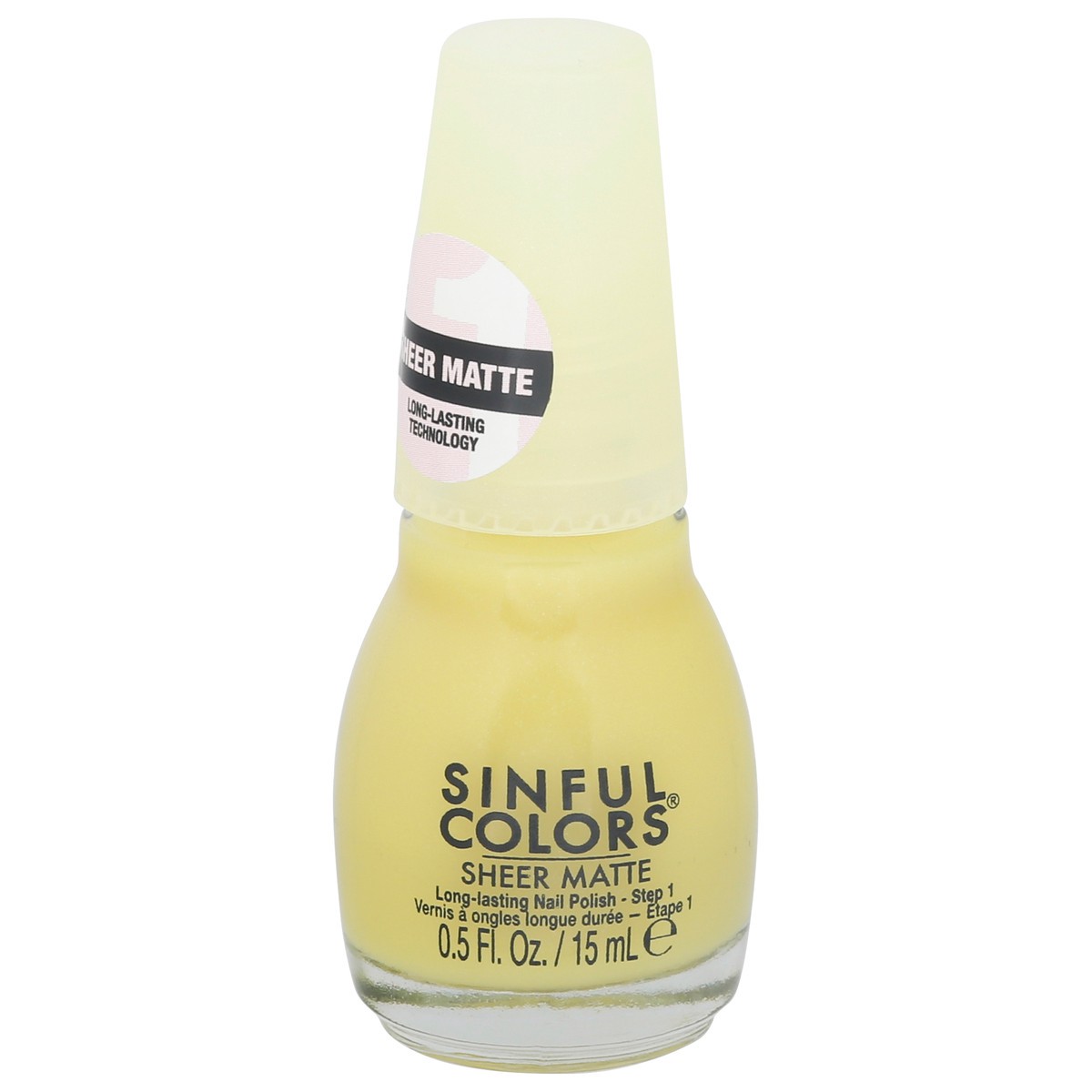 slide 1 of 9, Sinful Colors See-Through Citrine Polish, 0.05 oz