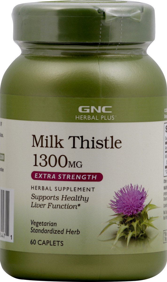 slide 4 of 6, GNC Milk Thistle 60 ea, 60 ct