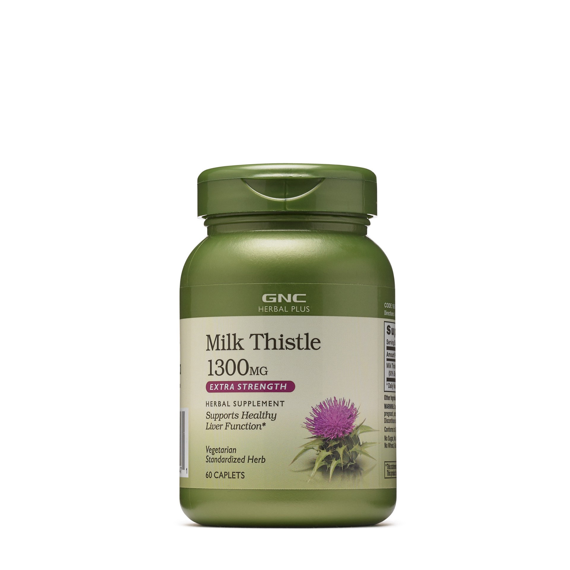 slide 1 of 6, GNC Milk Thistle 60 ea, 60 ct