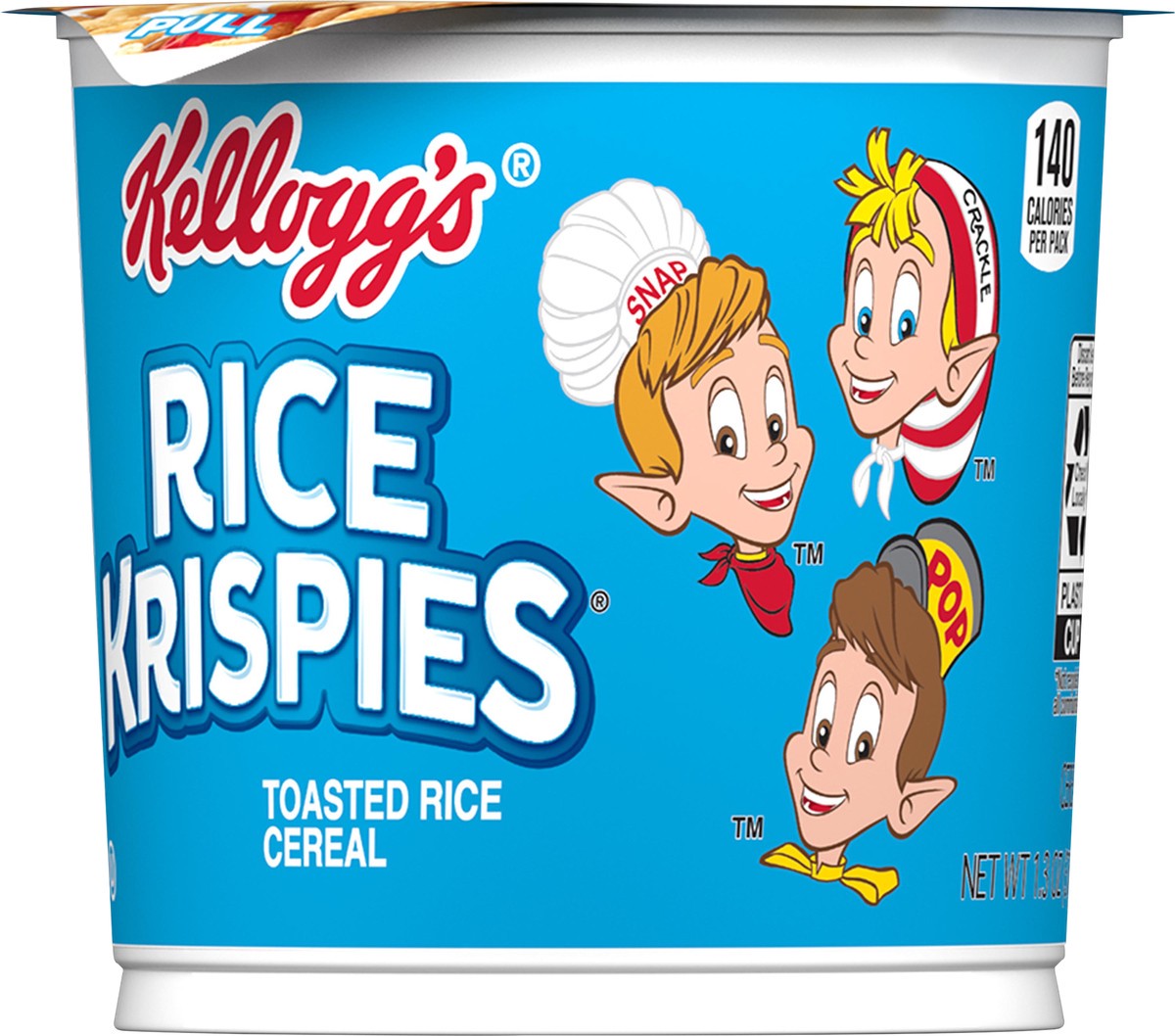 slide 8 of 10, Rice Krispies Kellogg's Rice Krispies Breakfast Cereal Cups, Kids Snacks, Family Breakfast, Original, 1.3oz Cup, 1 Cup, 1.3 oz