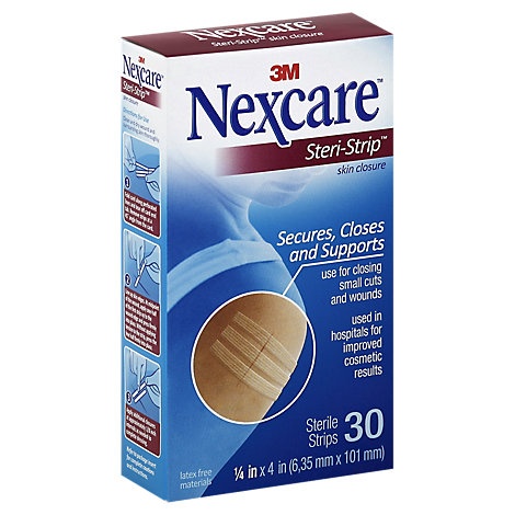 slide 1 of 1, Nexcare Steri-Strip Skin Closure, 30 ct