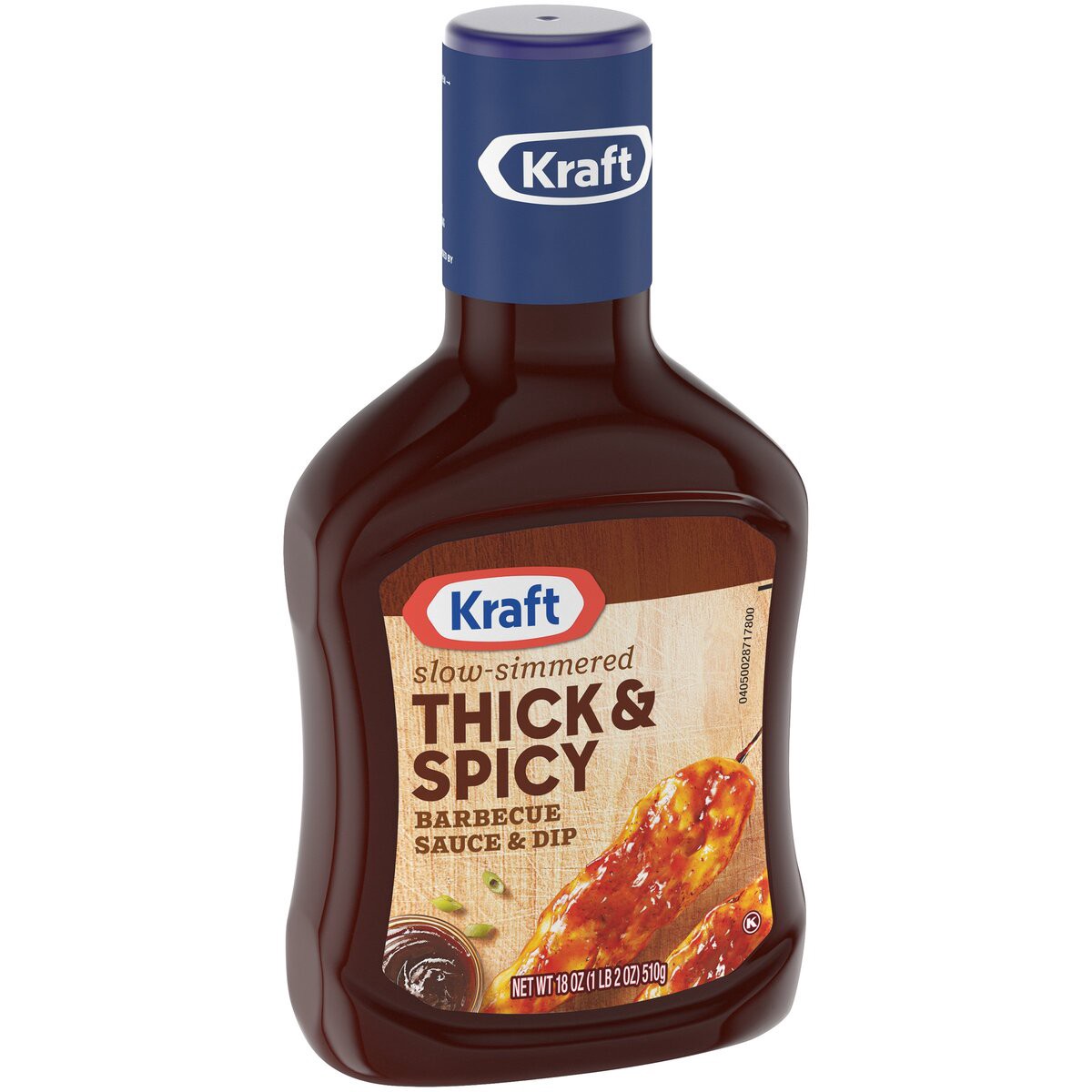 slide 2 of 8, Kraft Thick and Spicy Barbecue Sauce, 18 oz