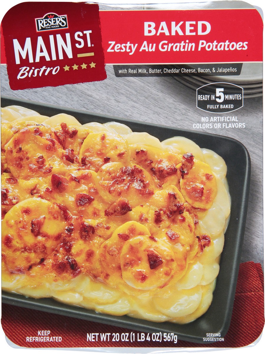 slide 8 of 9, Main St. Bistro Zesty Au Gratin Potatoes, Baked, 20 oz